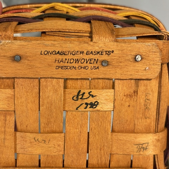 Longaberger Basket Small Handwoven Ohio USA 1998 Edition Vintage - Picture 5 of 5